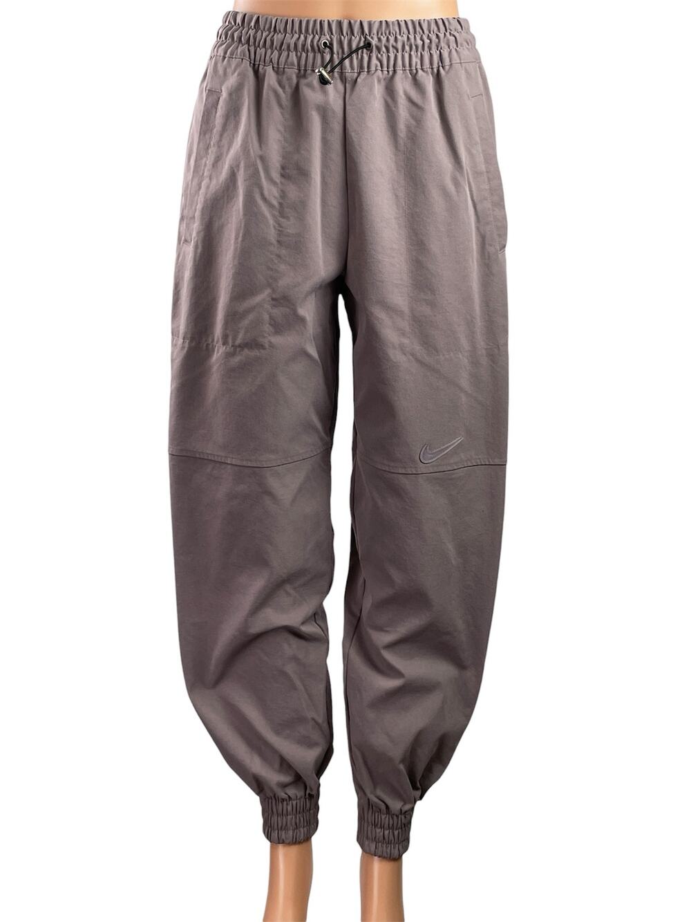 Nike Women's Gray High Rise Workout Running Athletic Jogger Sweat Pants Size S